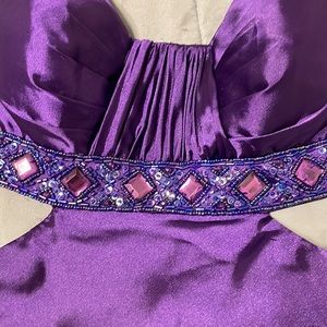 Purple prom dress “Dave and Johnny”